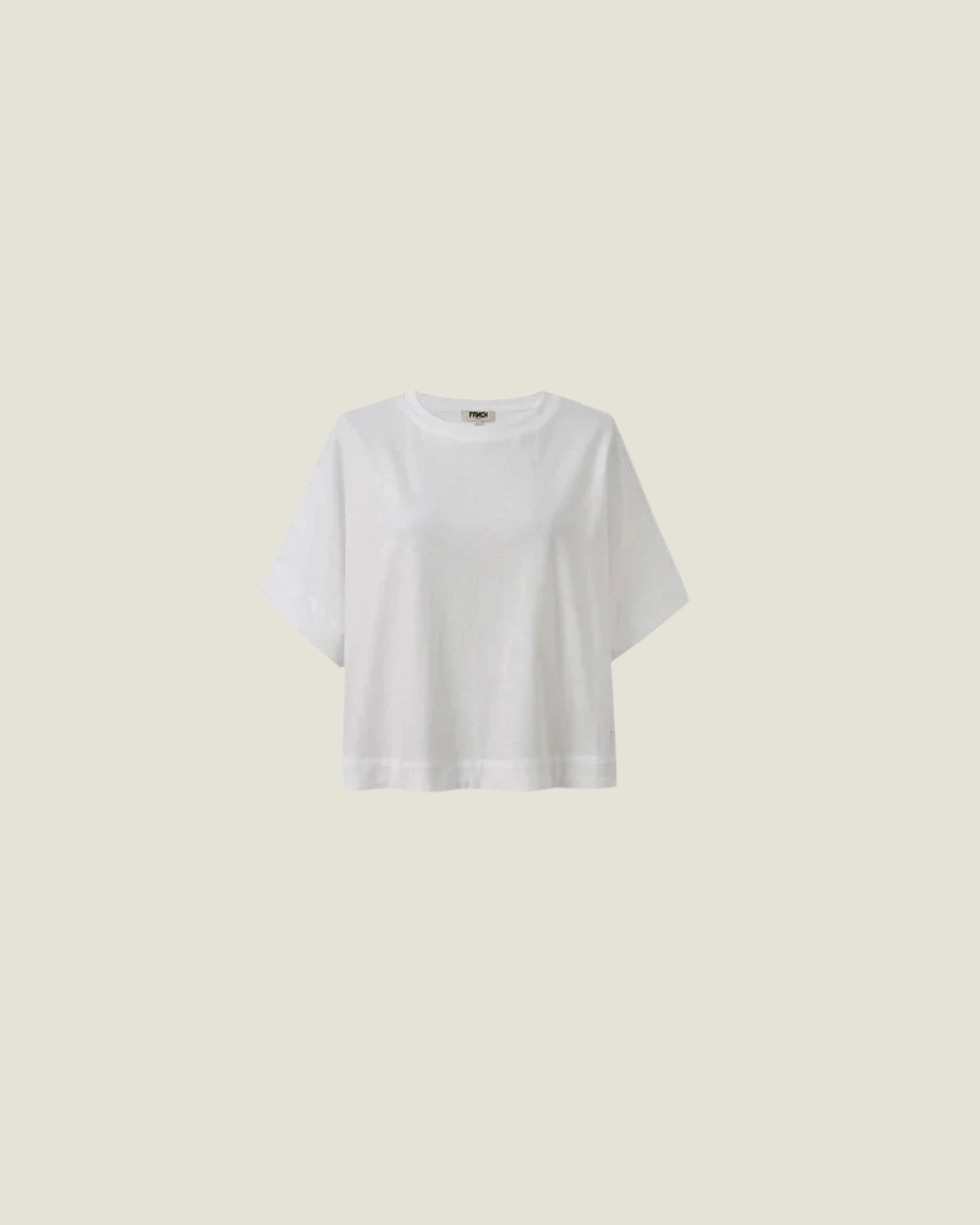 The Amelia: Boxy White Tee