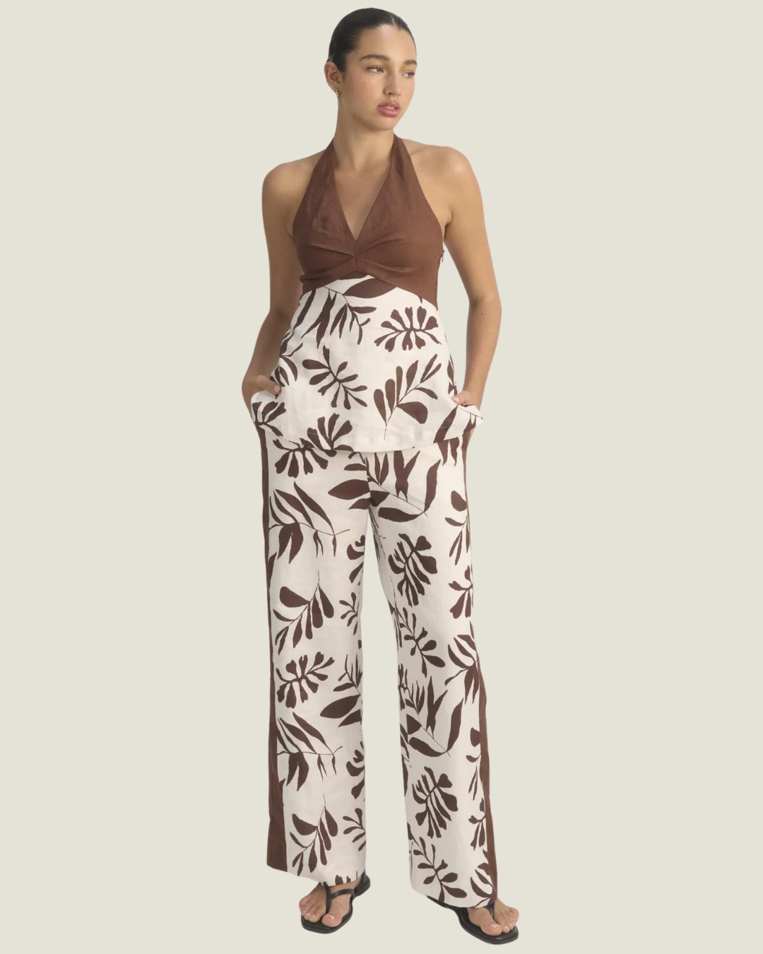 Parker Pant Foliage Print