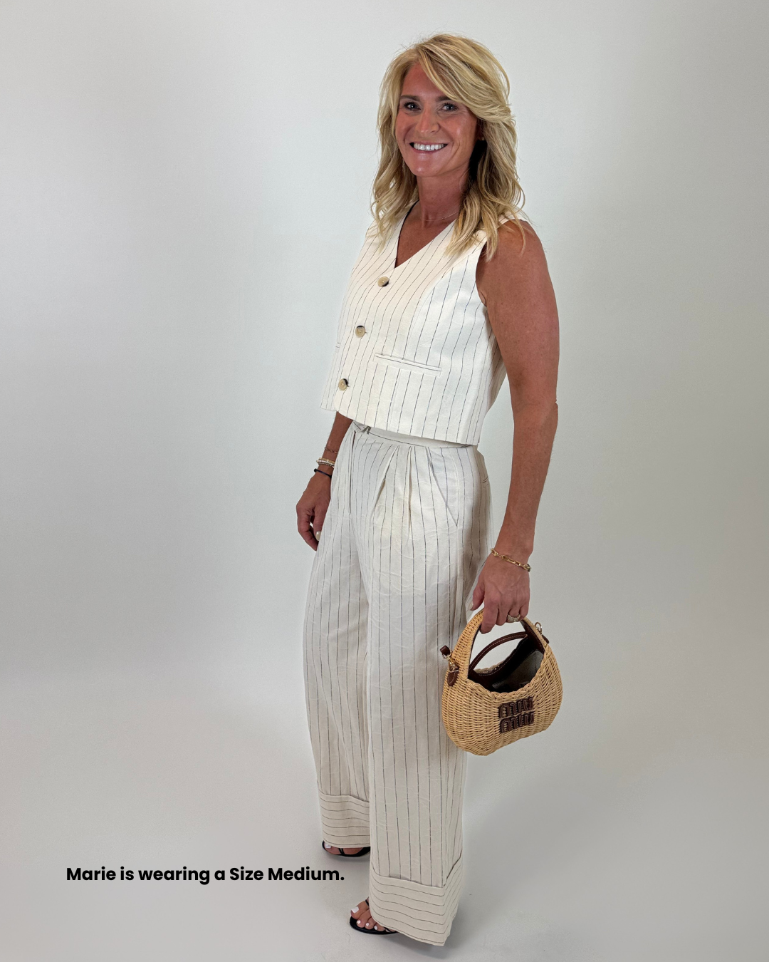 The Lennox: Relaxed Pinstripe Trouser