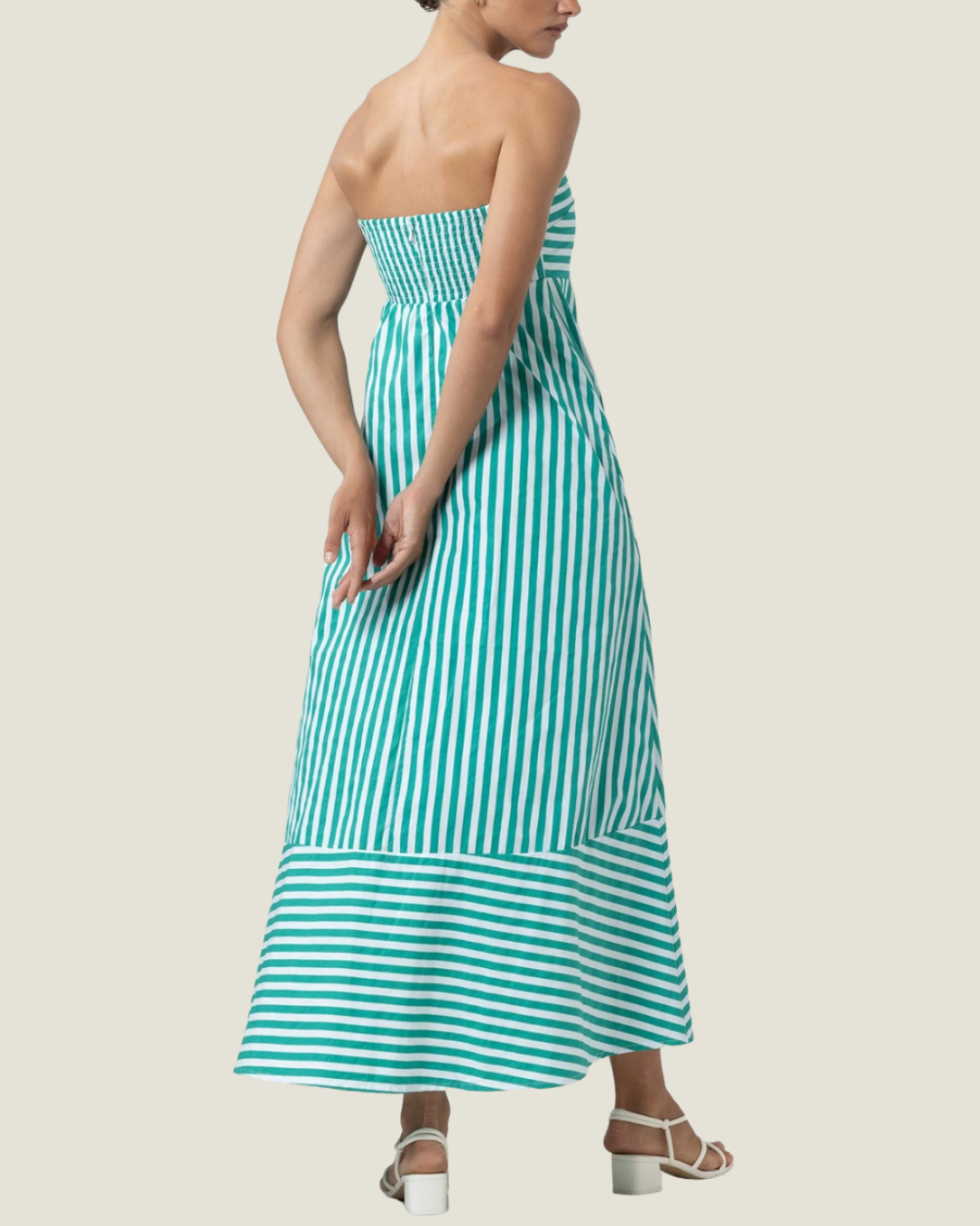 The Timothy: Strapless Poplin Dress