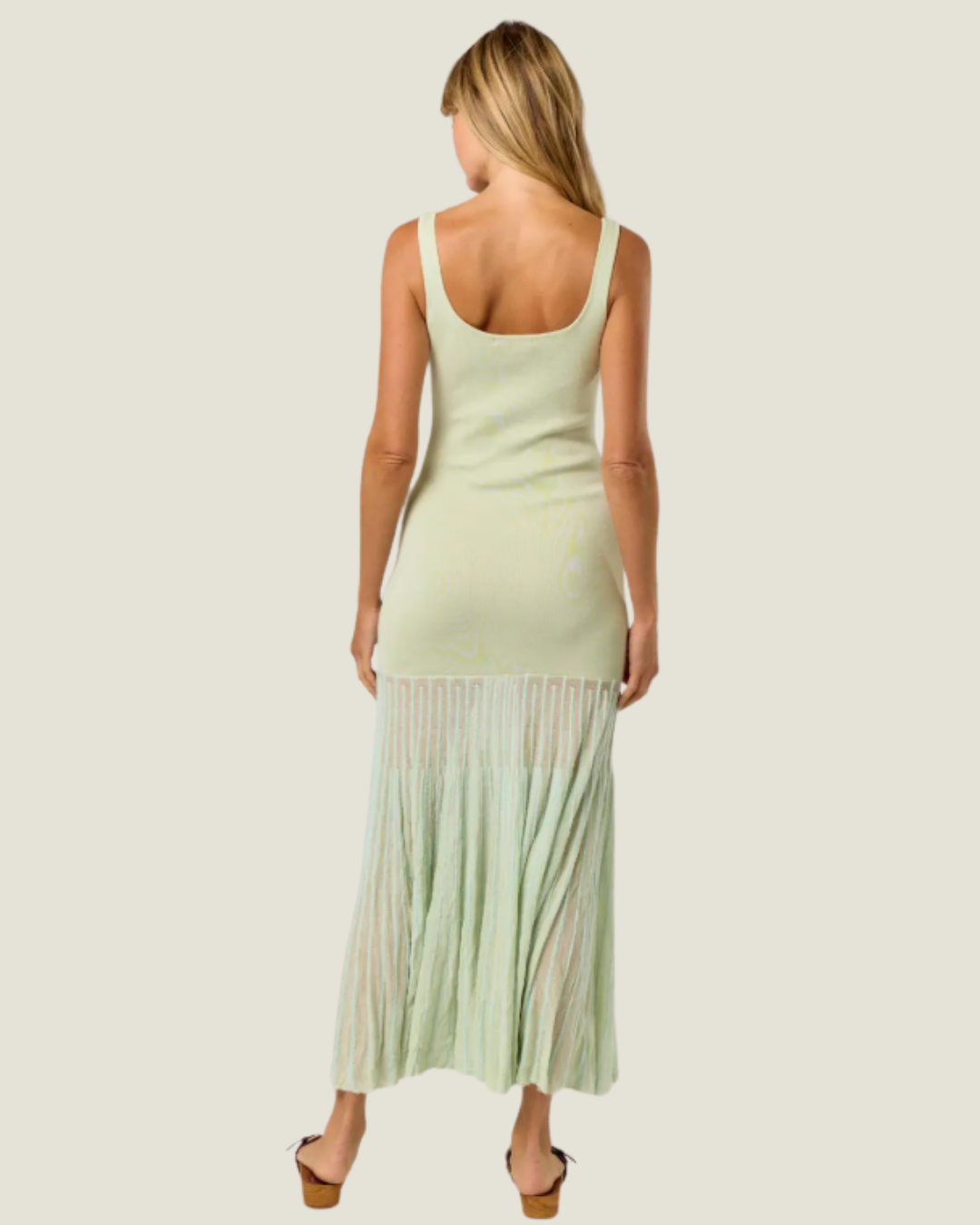 The Veranda: Knit Sheer Maxi