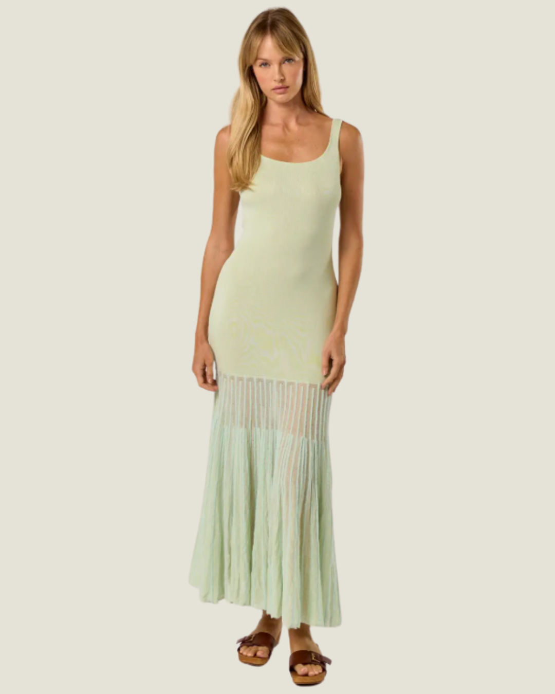 The Veranda: Knit Sheer Maxi