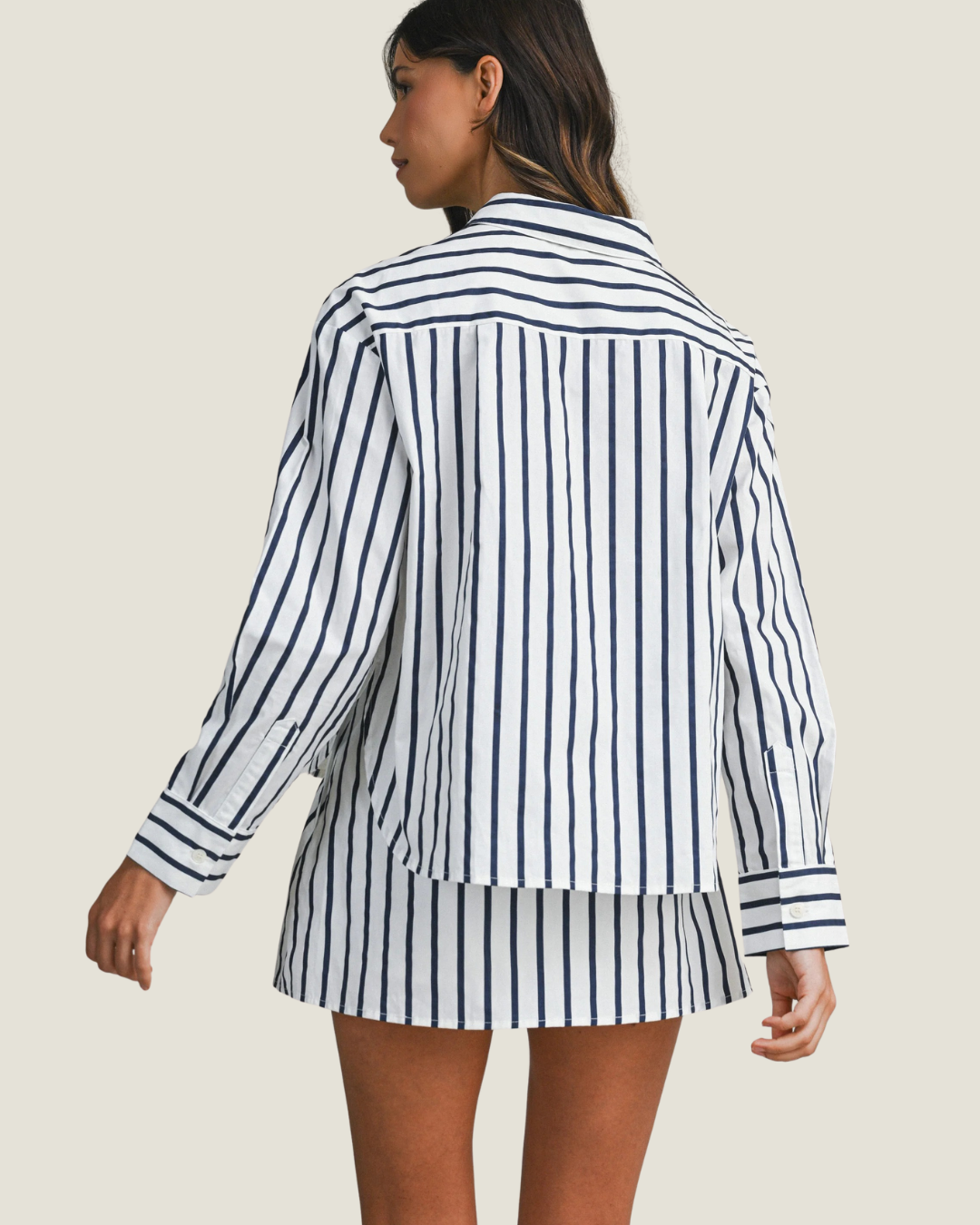 Maeve Striped Skort