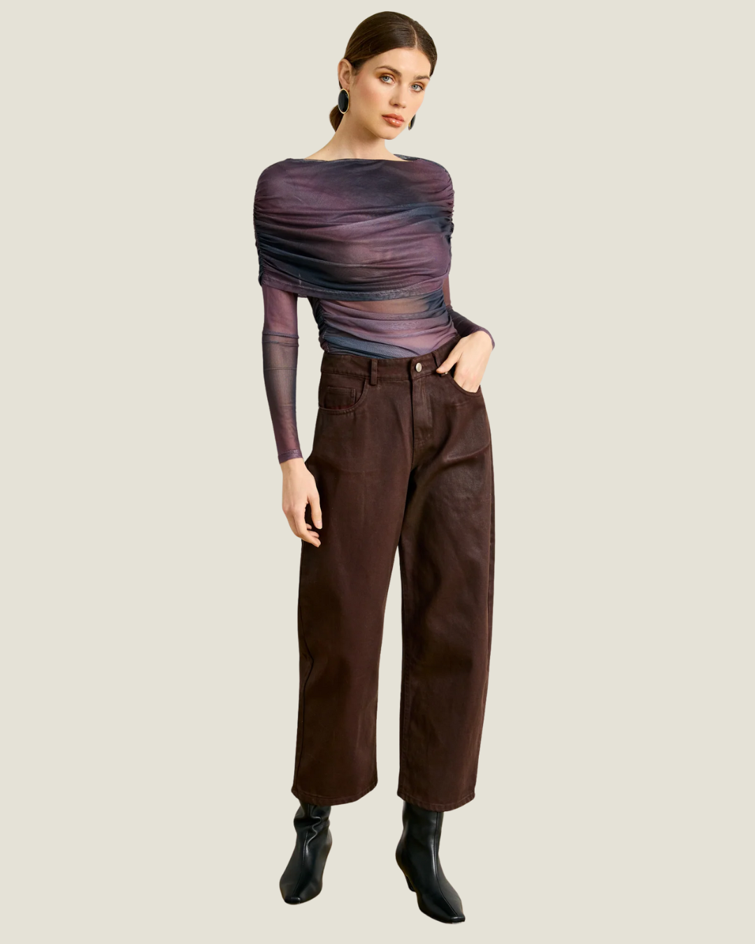 Chelsea Pants in Bordeaux