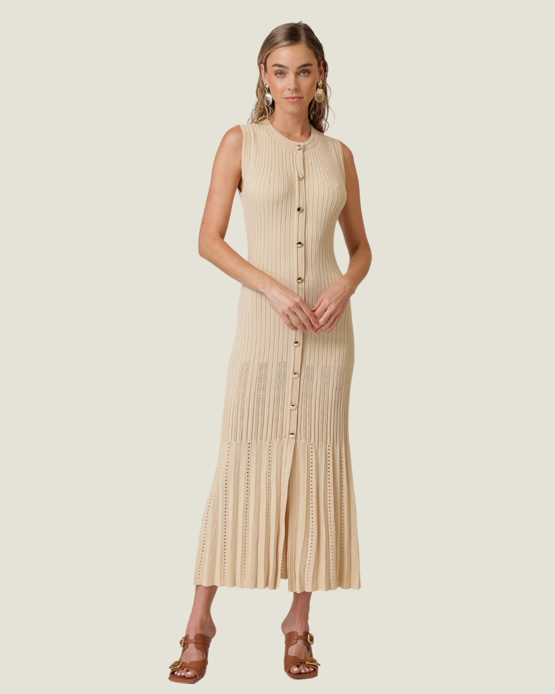 The Deliah: Line & Dot Midi Dress
