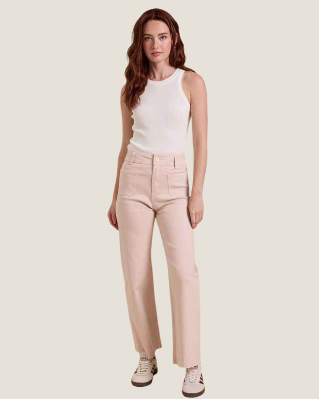 The Lena: Classic Ribbed Tank Top