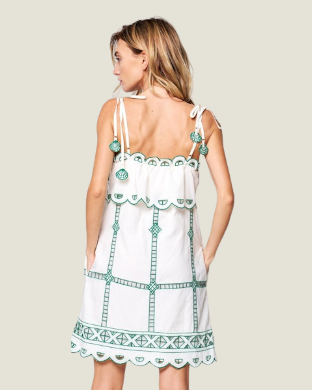 The Winslow: Embroidered Mini Dress