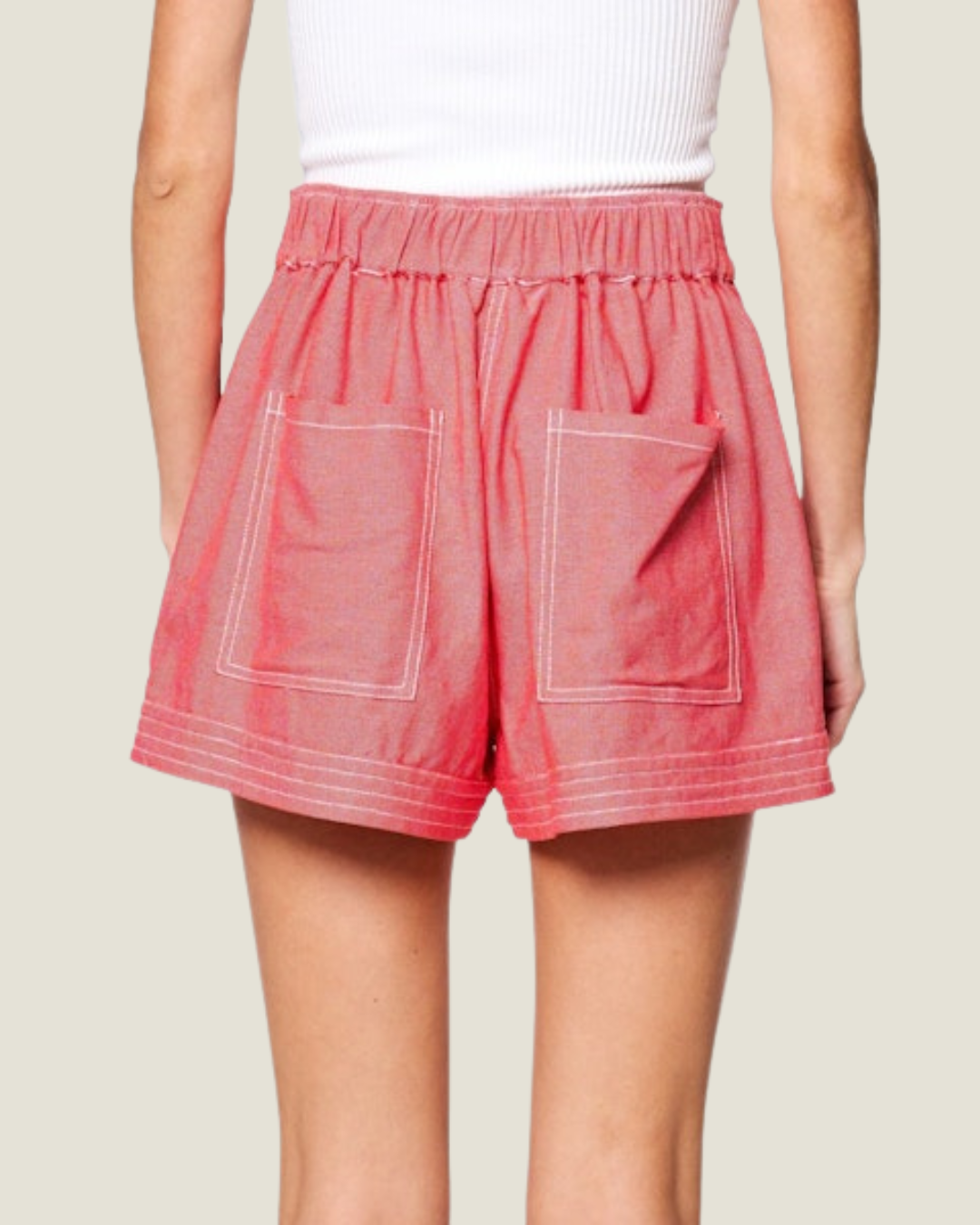 The Harley: Elastic Waist Shorts