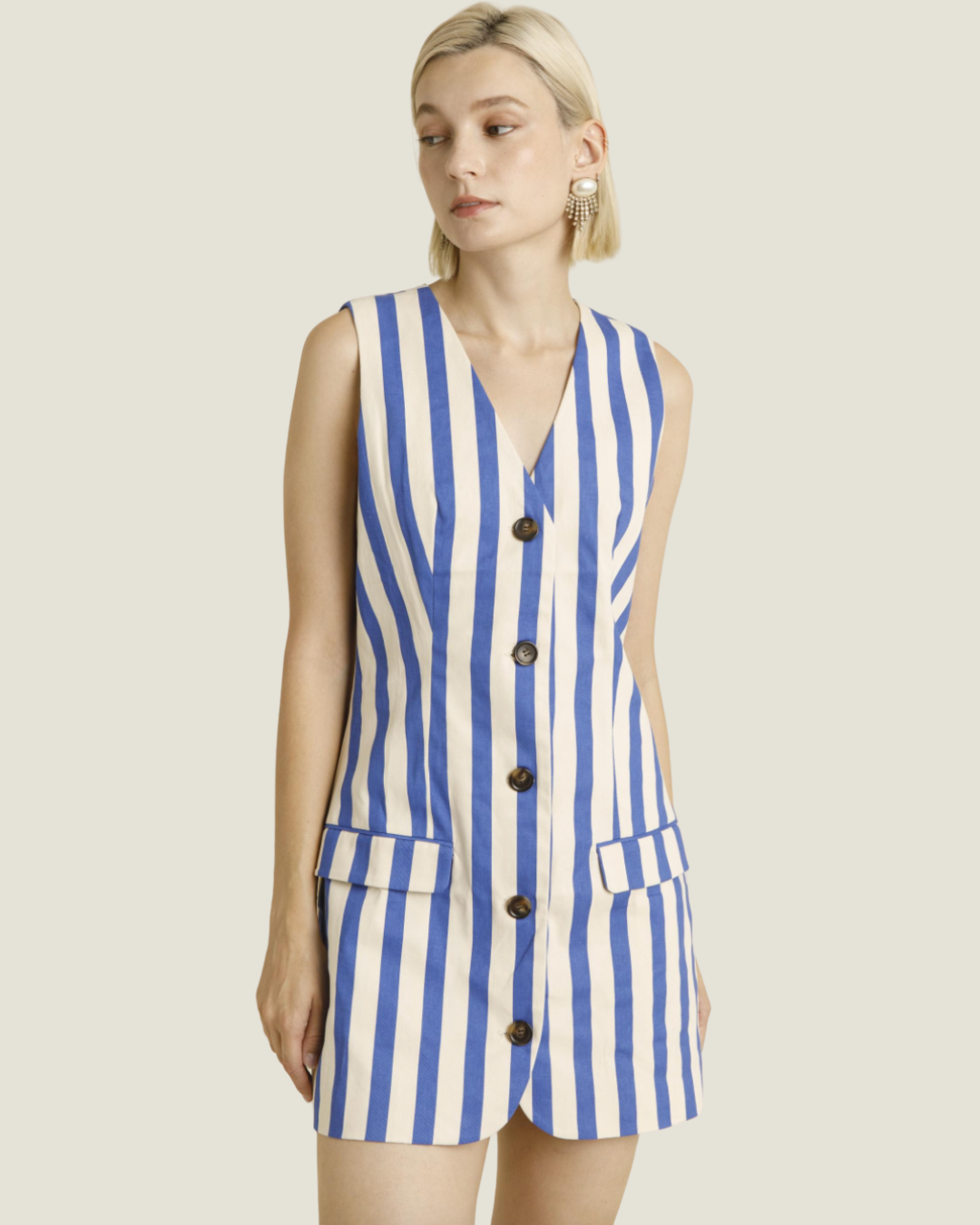 frankie mini dress Blue Frankie Mini Dress