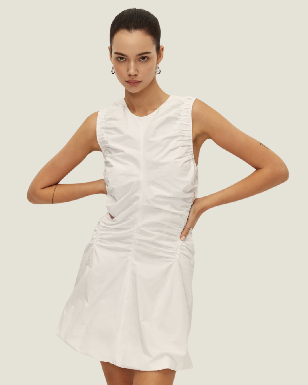 The Saige: Bubble Hem Dress