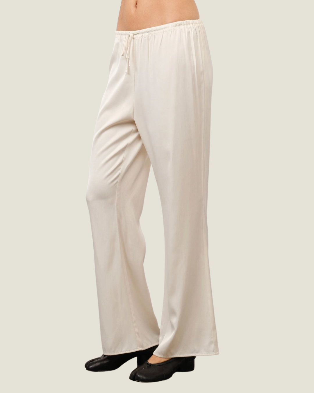 The Luna: Satin Drawstring Pants