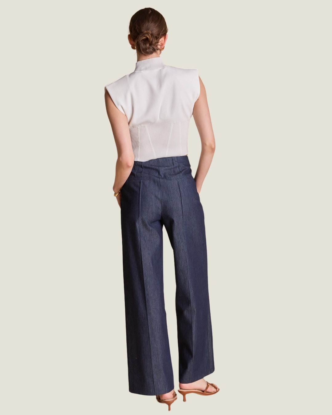 The Sinclair: Fitted Creased Trouser