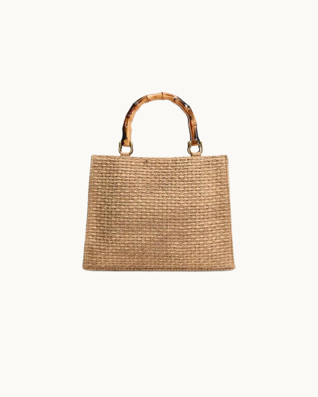 The Positivity Bamboo Handle Tote