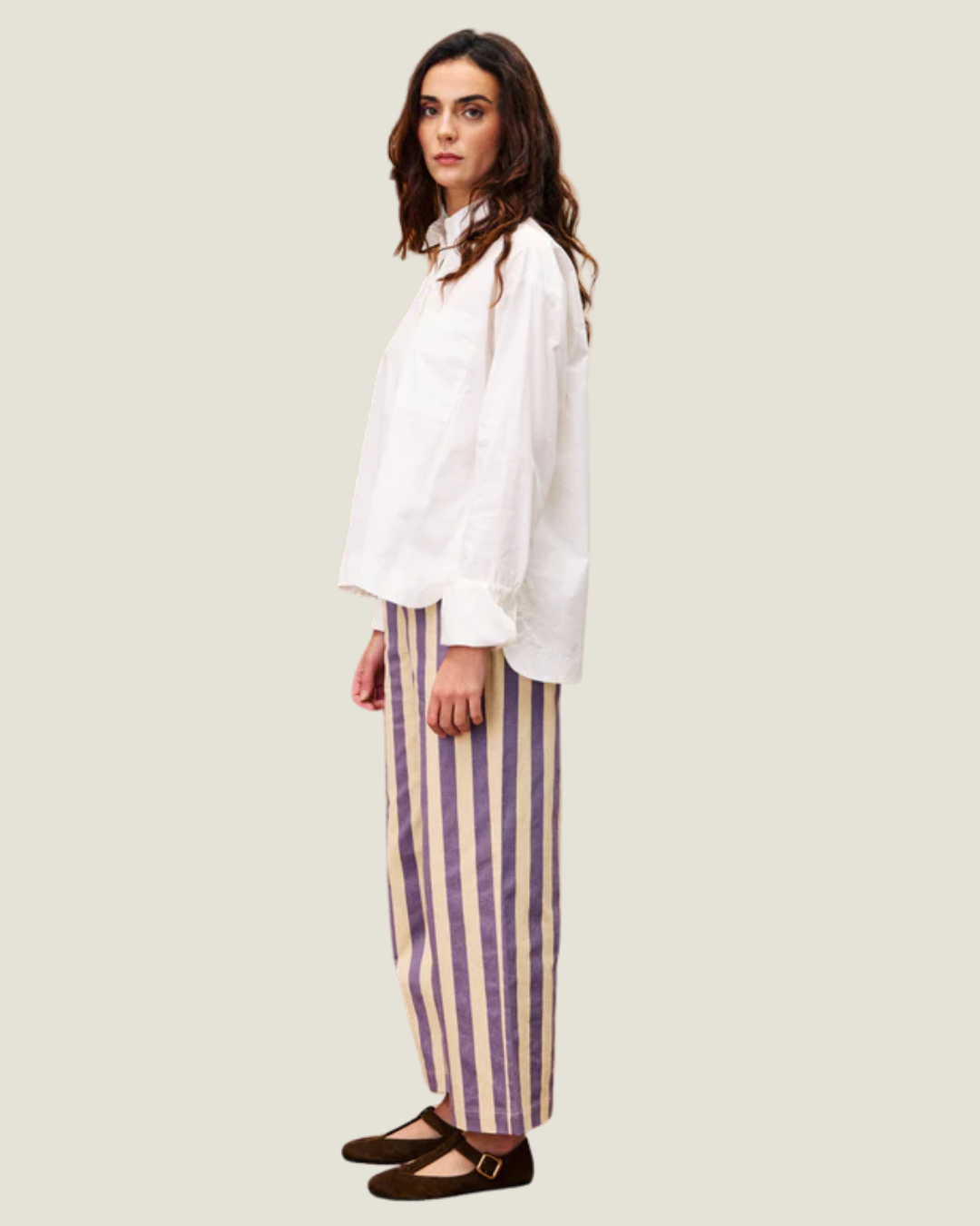 Jade White Blouse