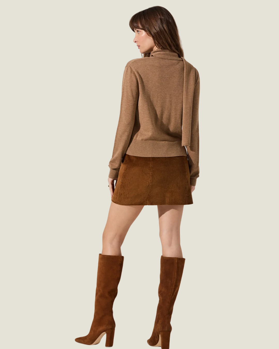 Glynne Scarf Detail Sweater