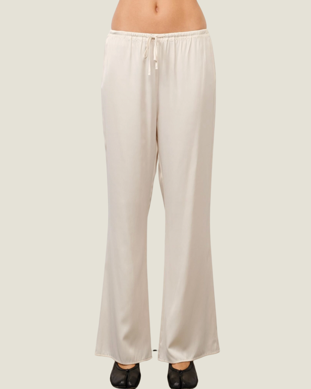 The Luna: Satin Drawstring Pants