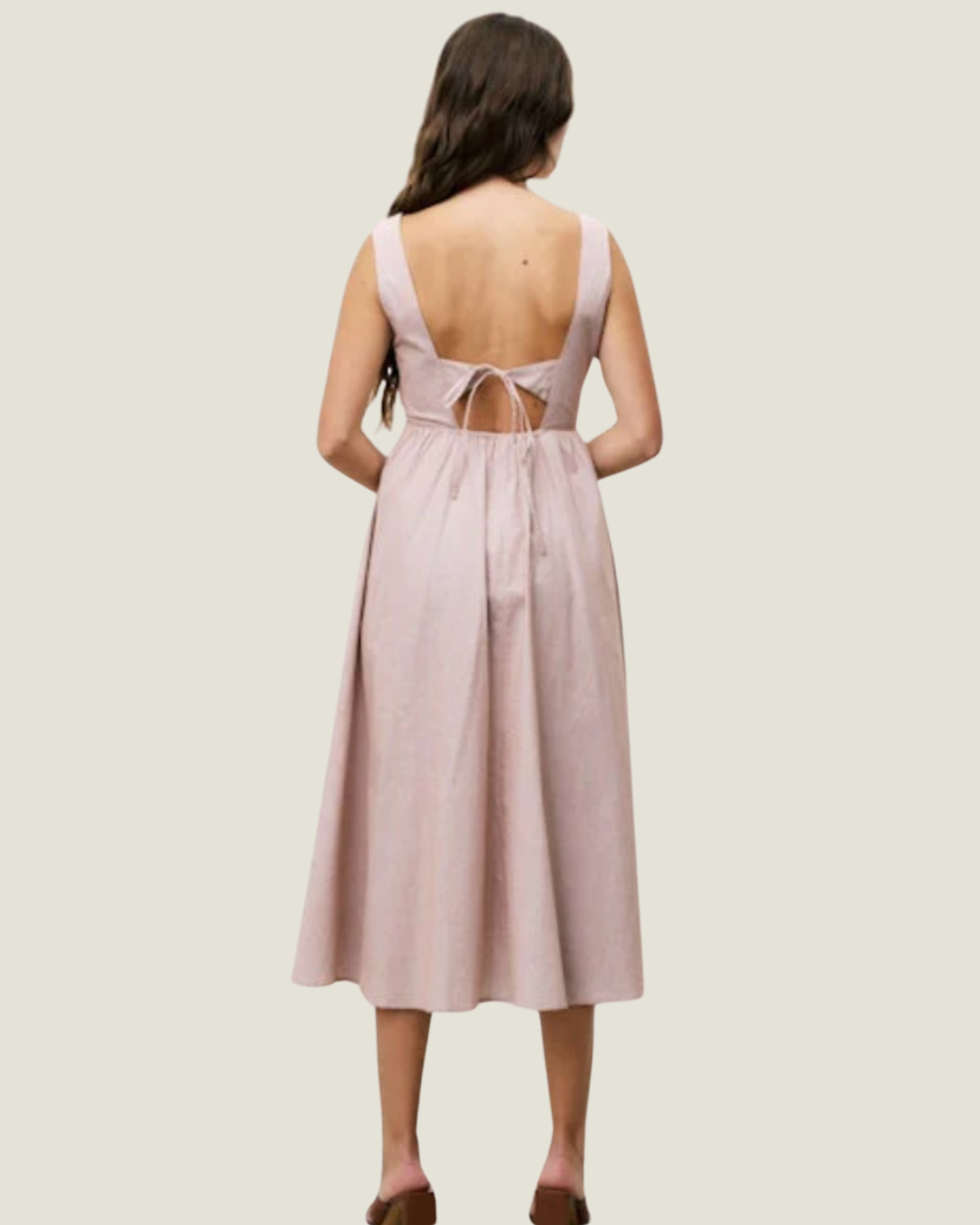 The Naidy: A-Line Button Midi