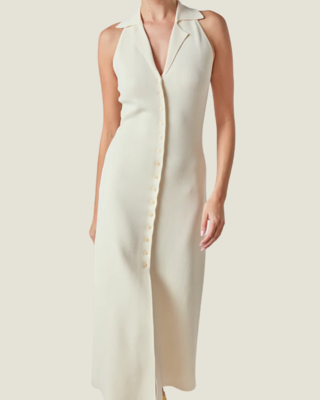The Riley: Lightweight Knit Midi Dress