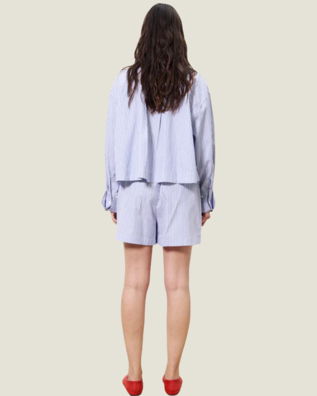 The Naela: Boxy Cropped Shirt
