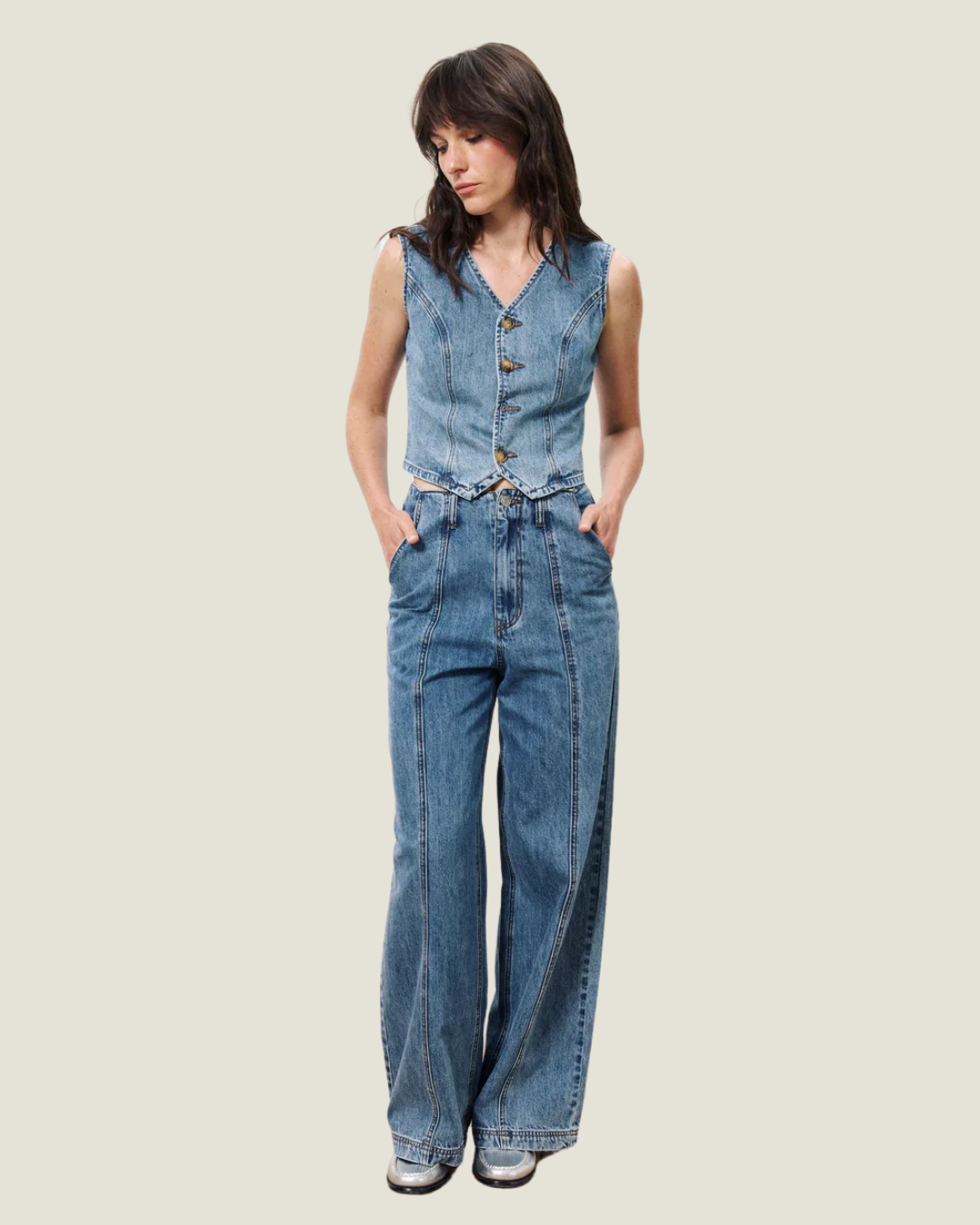 The Retro Revival: Wide-Leg Jeans