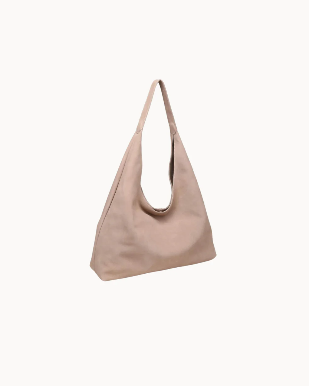 The Amber: Genuine Suede Leather Hobo