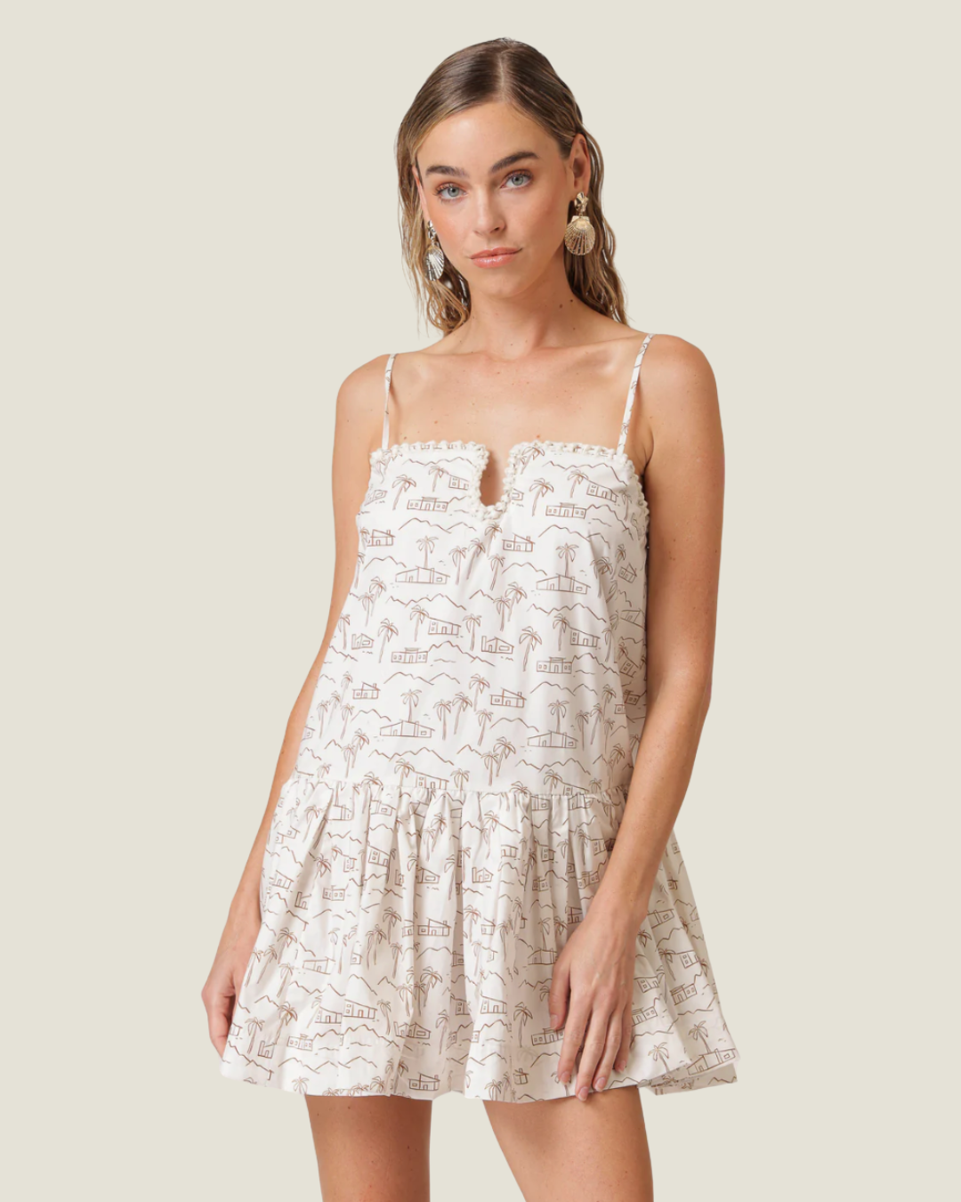 The Edwina: Line & Dot Mini Dress