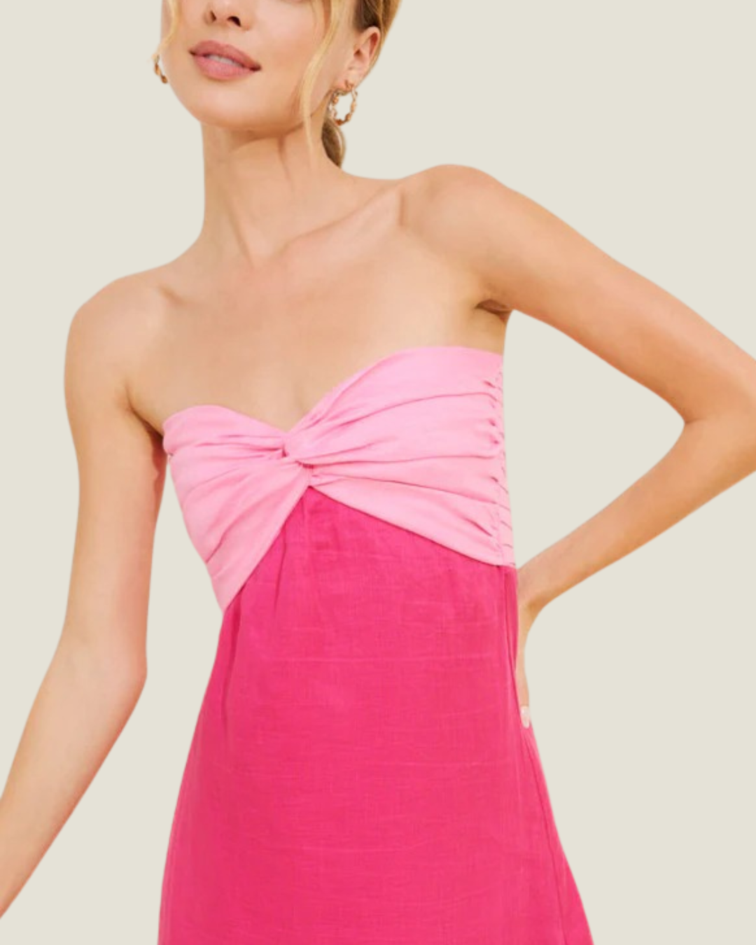 The Melody: Linen Maxi Dress L