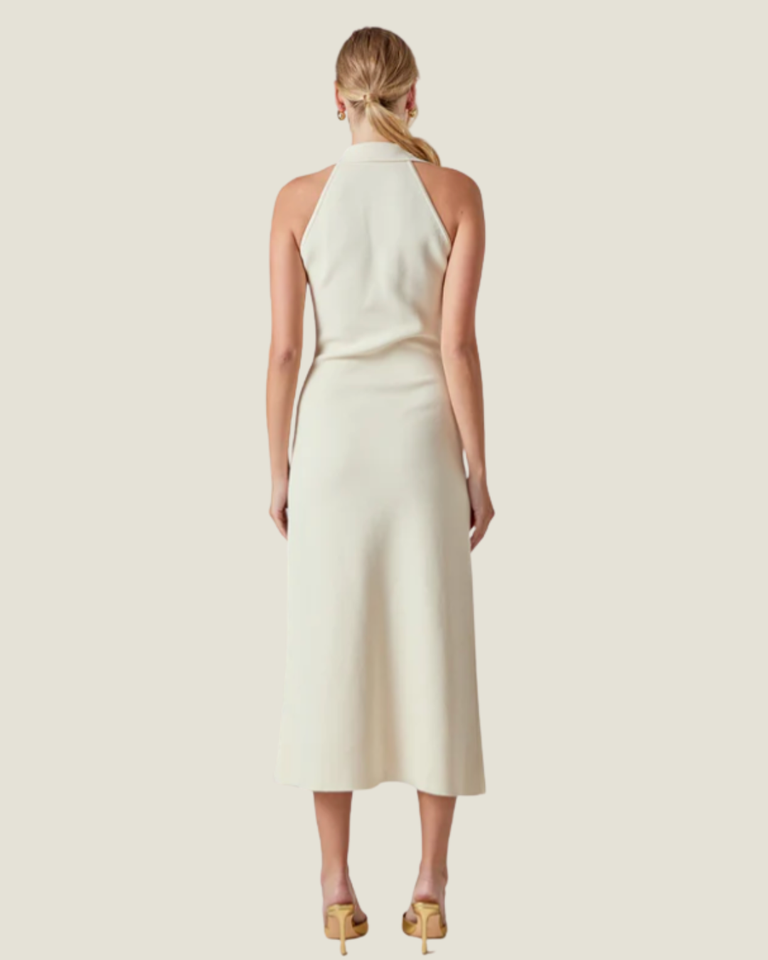 The Riley: Lightweight Knit Midi Dress