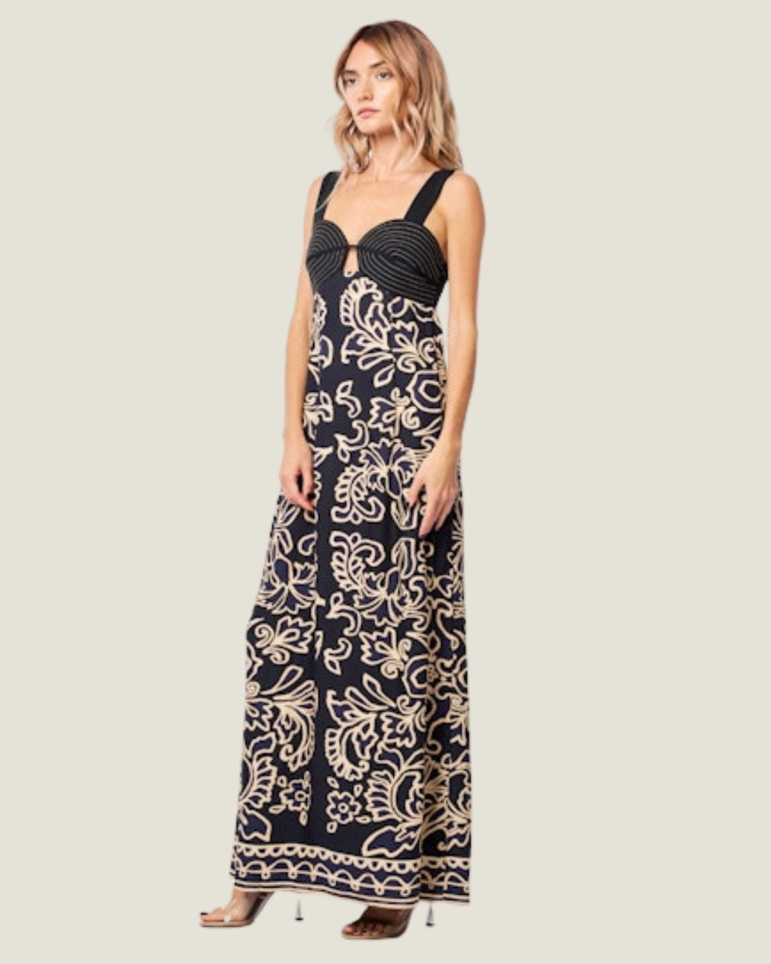 The Phillipa: Medallion Print Maxi