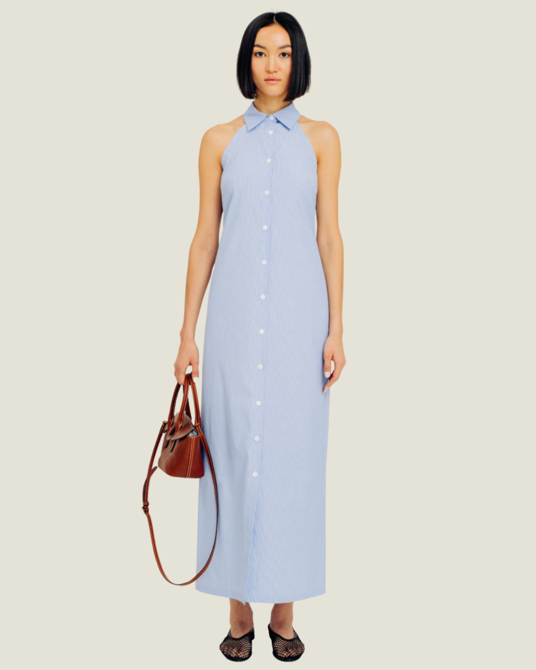 The Maxine: Lightweight Collard Dress