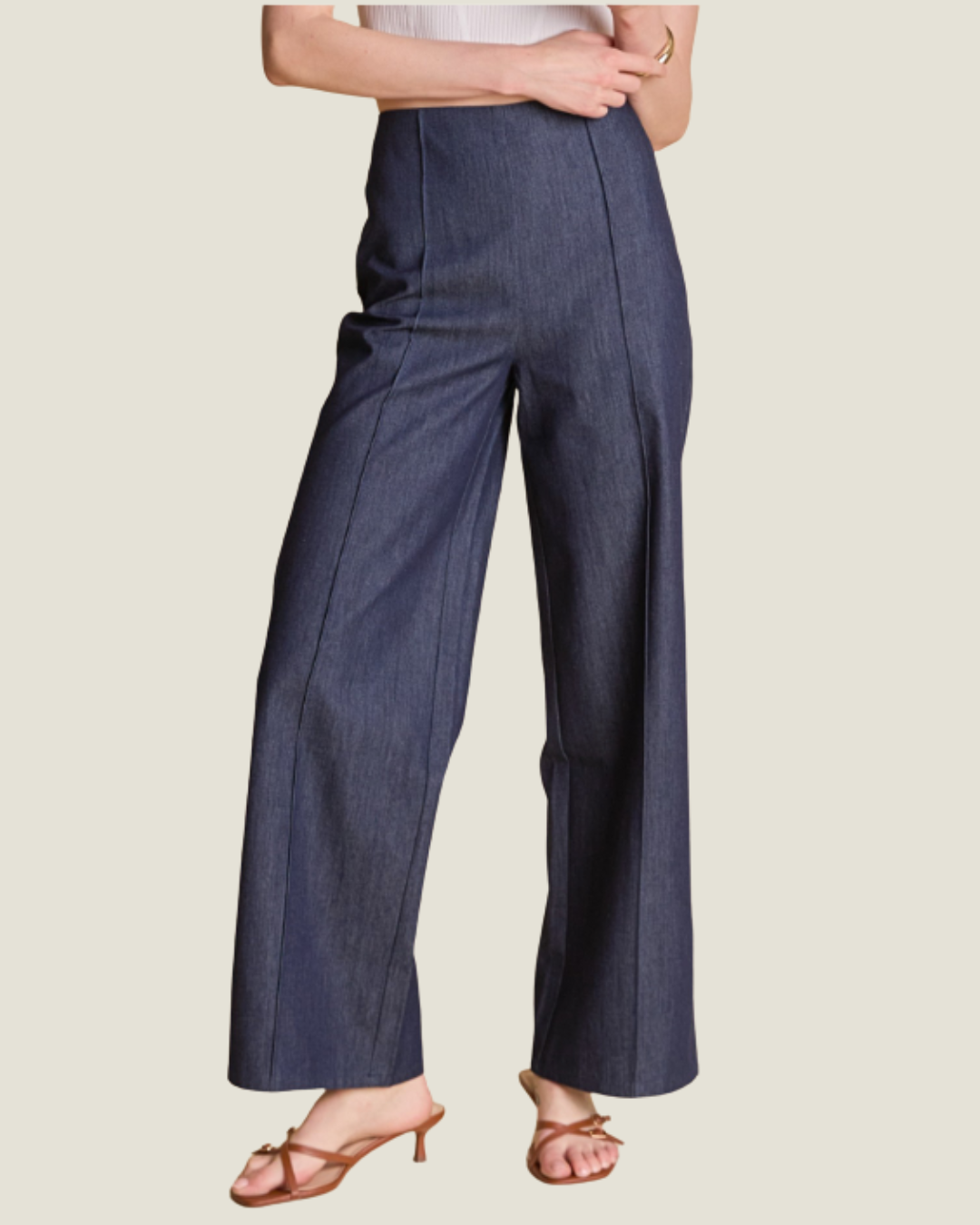 The Sinclair: Fitted Creased Trouser