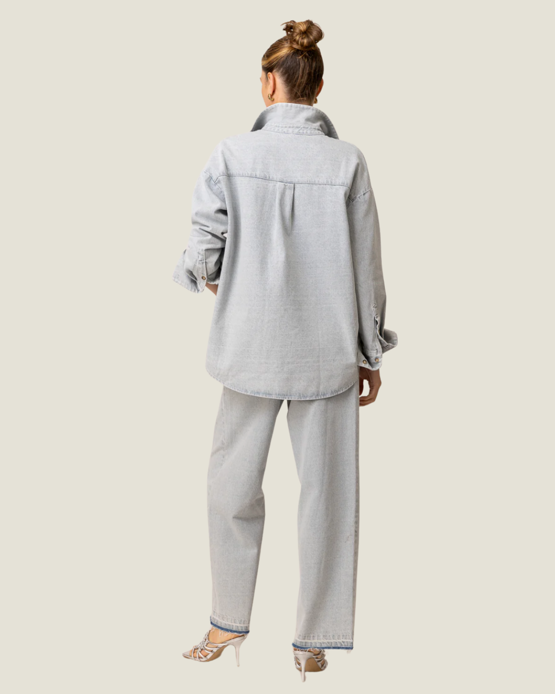 The Elowen: Drawstring Wide-Leg Jeans