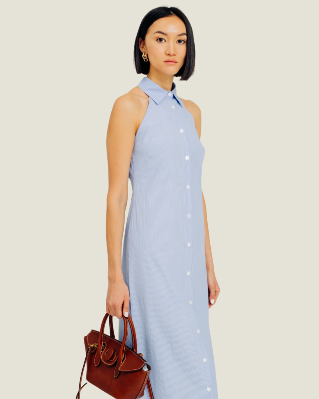The Maxine: Lightweight Collard Dress