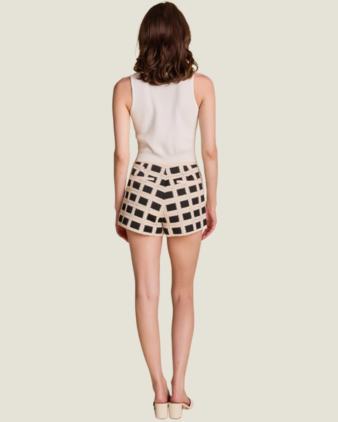 The Mavis: Crochet Mini Shorts