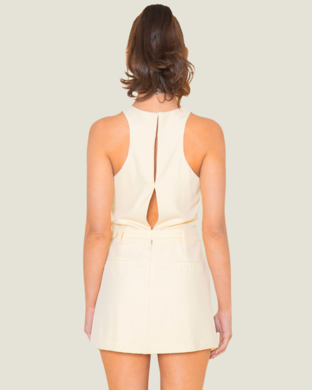 The Aria: Retro Belted Mini Dress