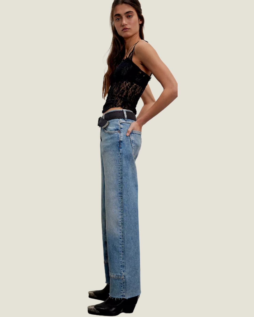 We The Free Risk Taker Mid-Rise Jeans