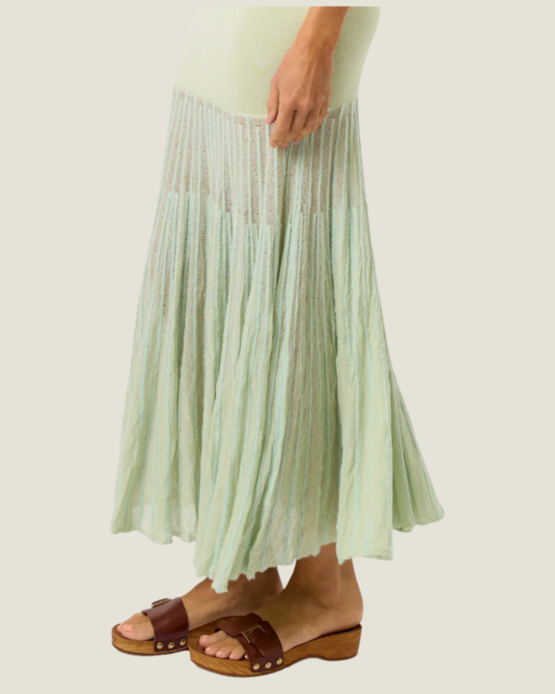 The Veranda: Knit Sheer Maxi