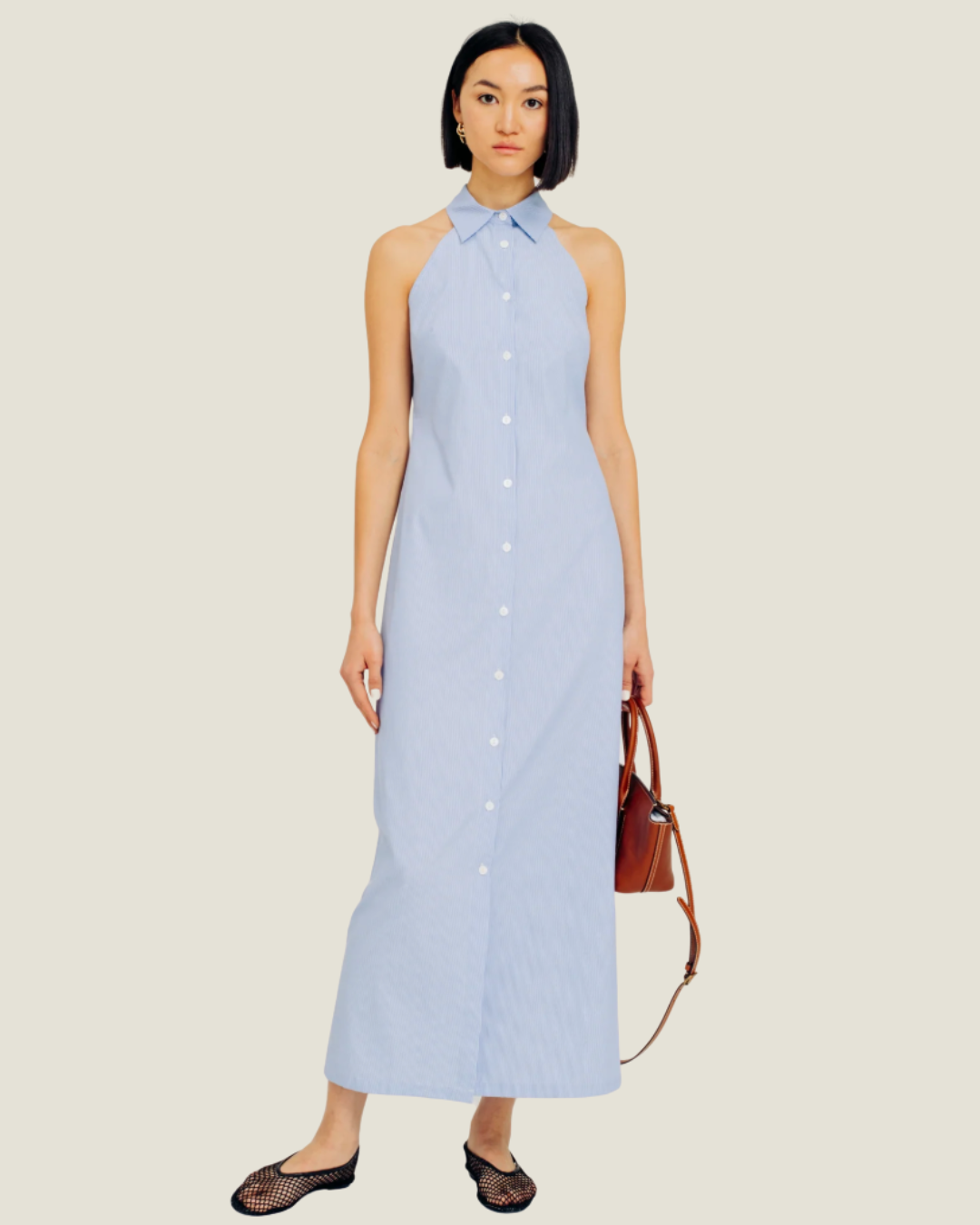 The Maxine: Lightweight Collard Dress