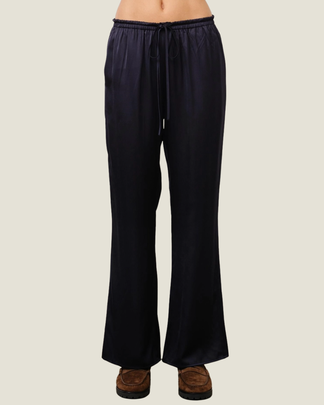 The Luna: Satin Drawstring Pants