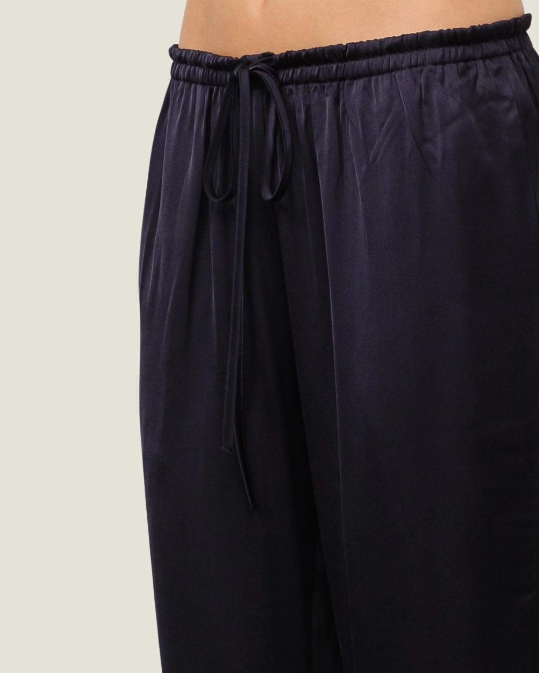 The Luna: Satin Drawstring Pants