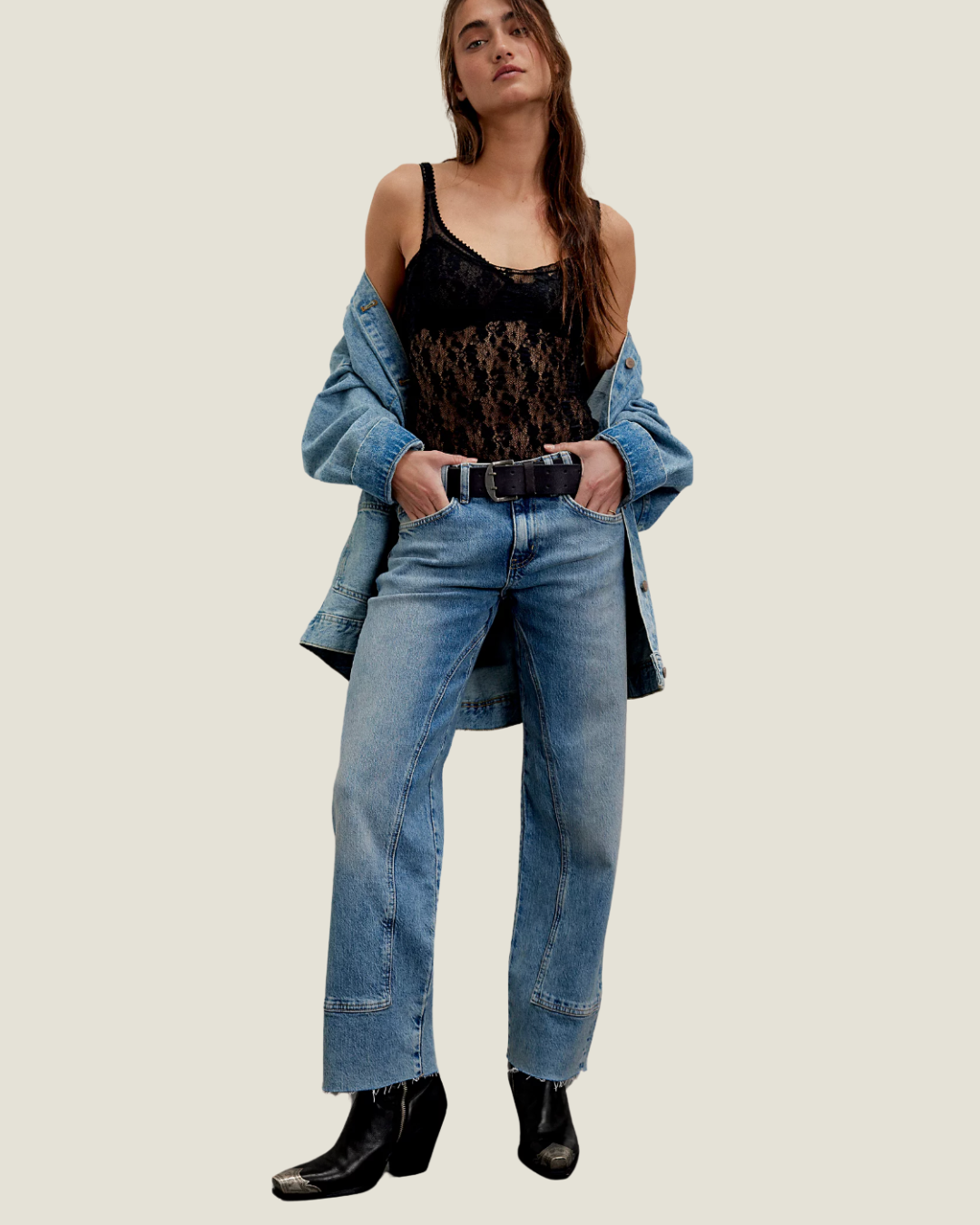 We The Free Risk Taker Mid-Rise Jeans