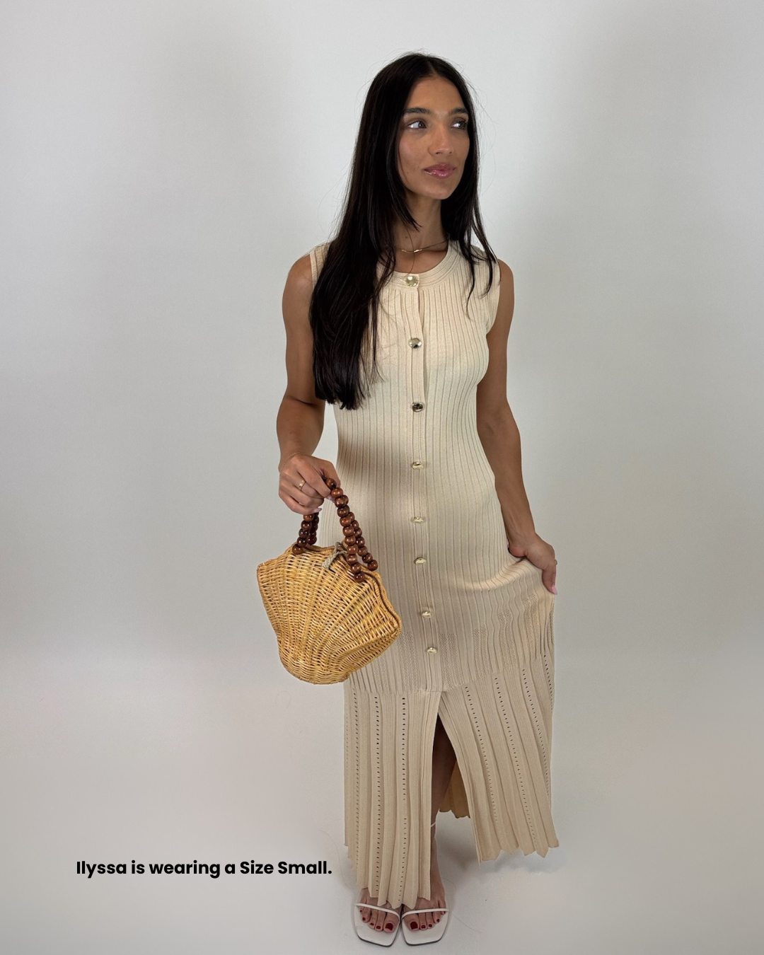 The Deliah: Ribbed Midi Dress