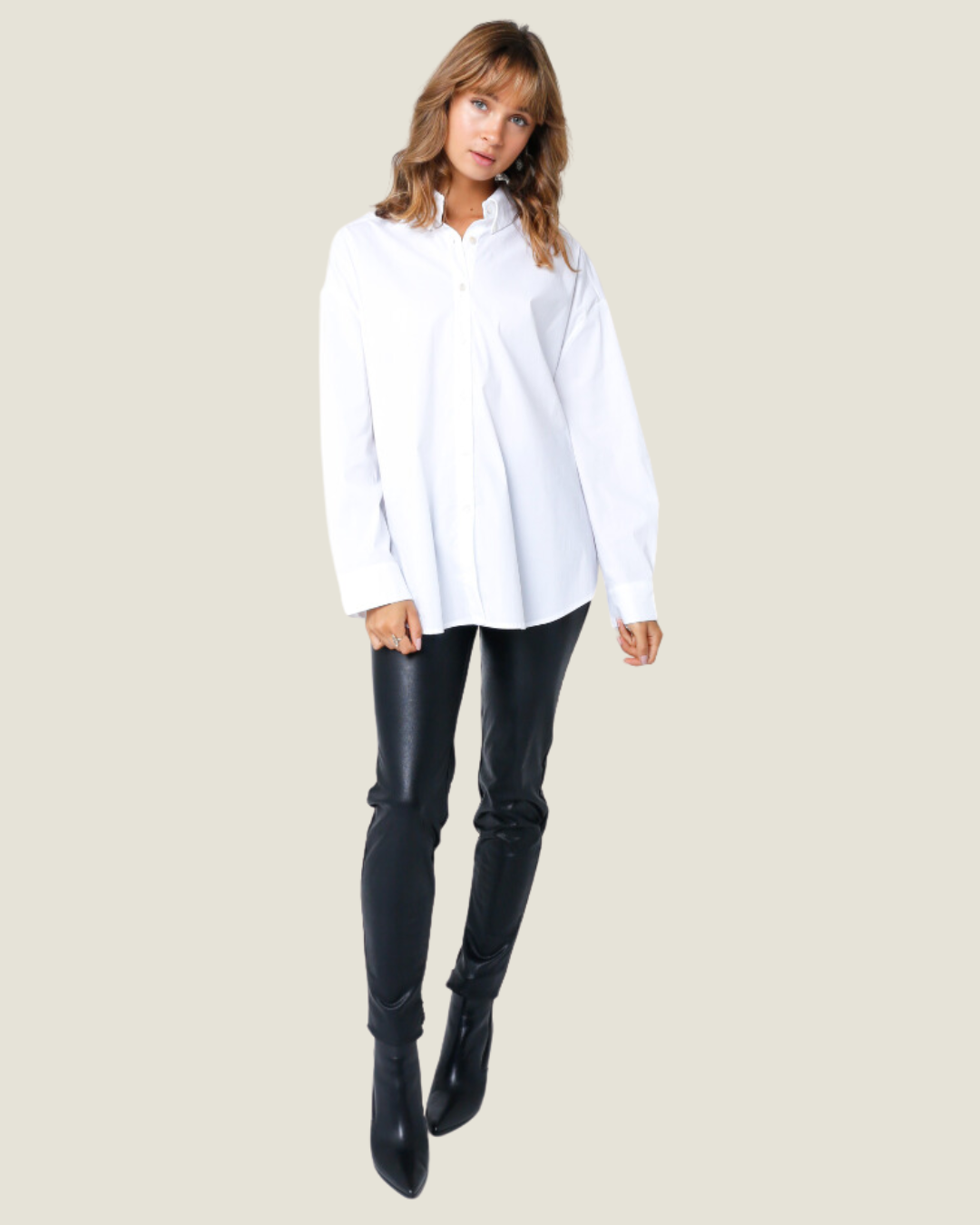 The Classic White Button-Up