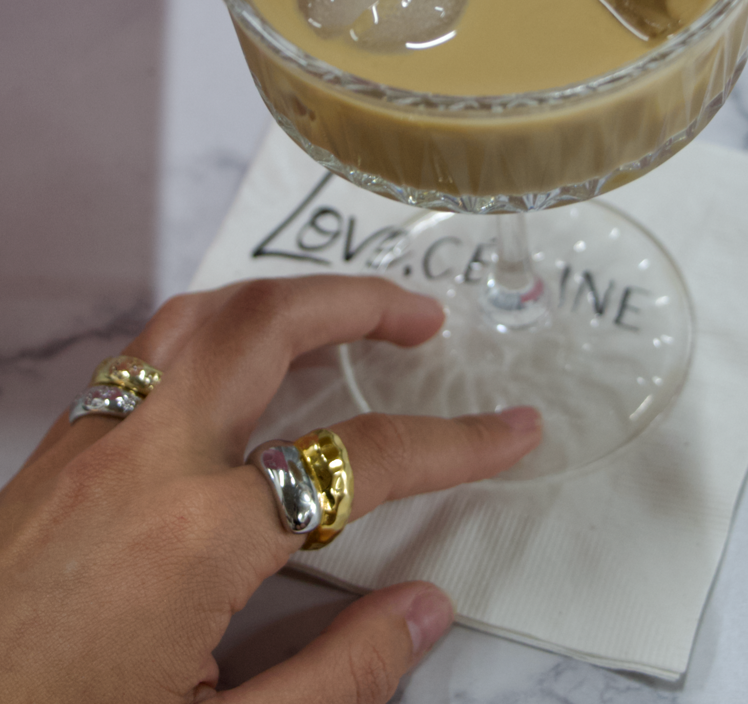 The Alex: Mixed Metal Chunky Ring