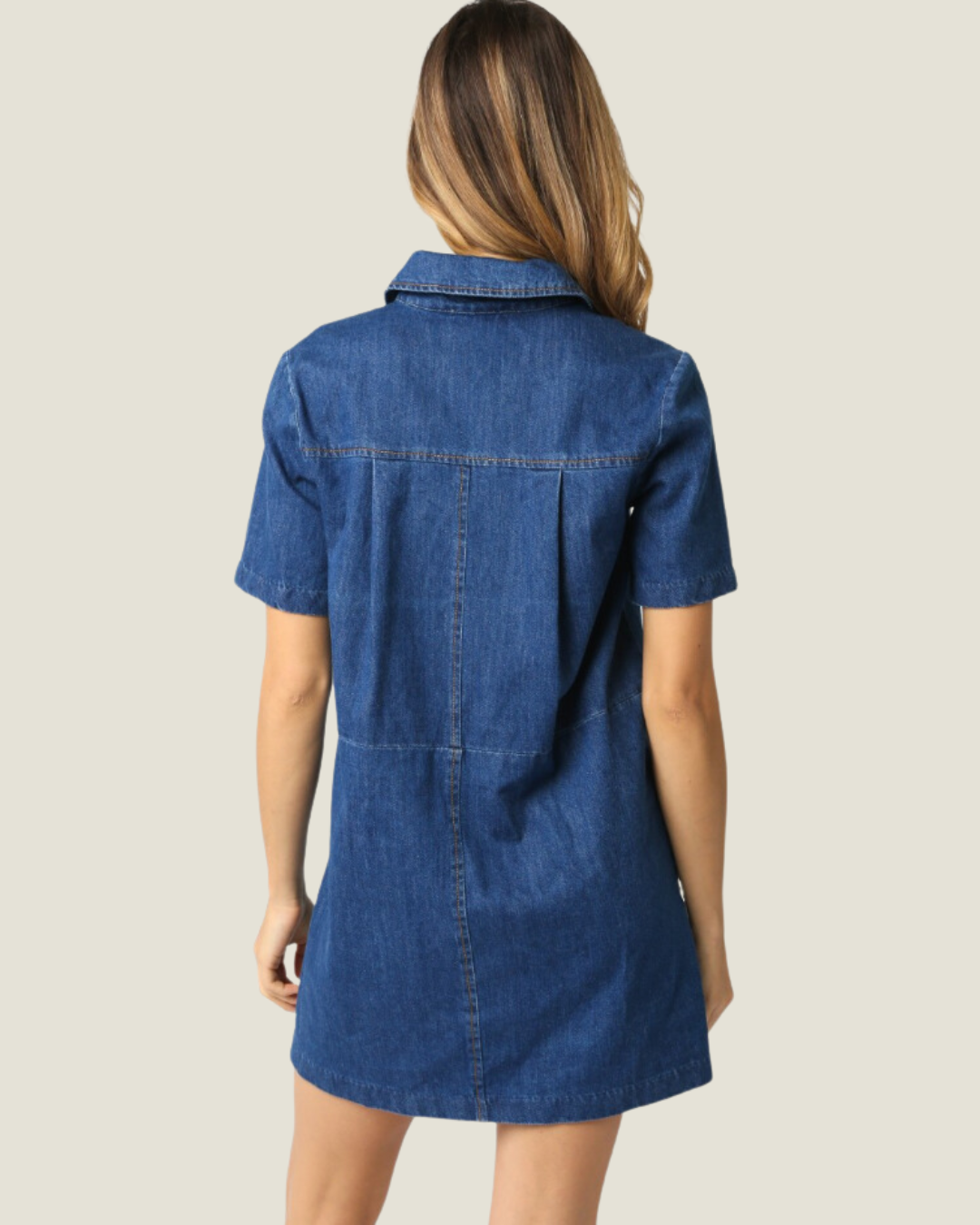 The Ryder: Mini Denim Dress