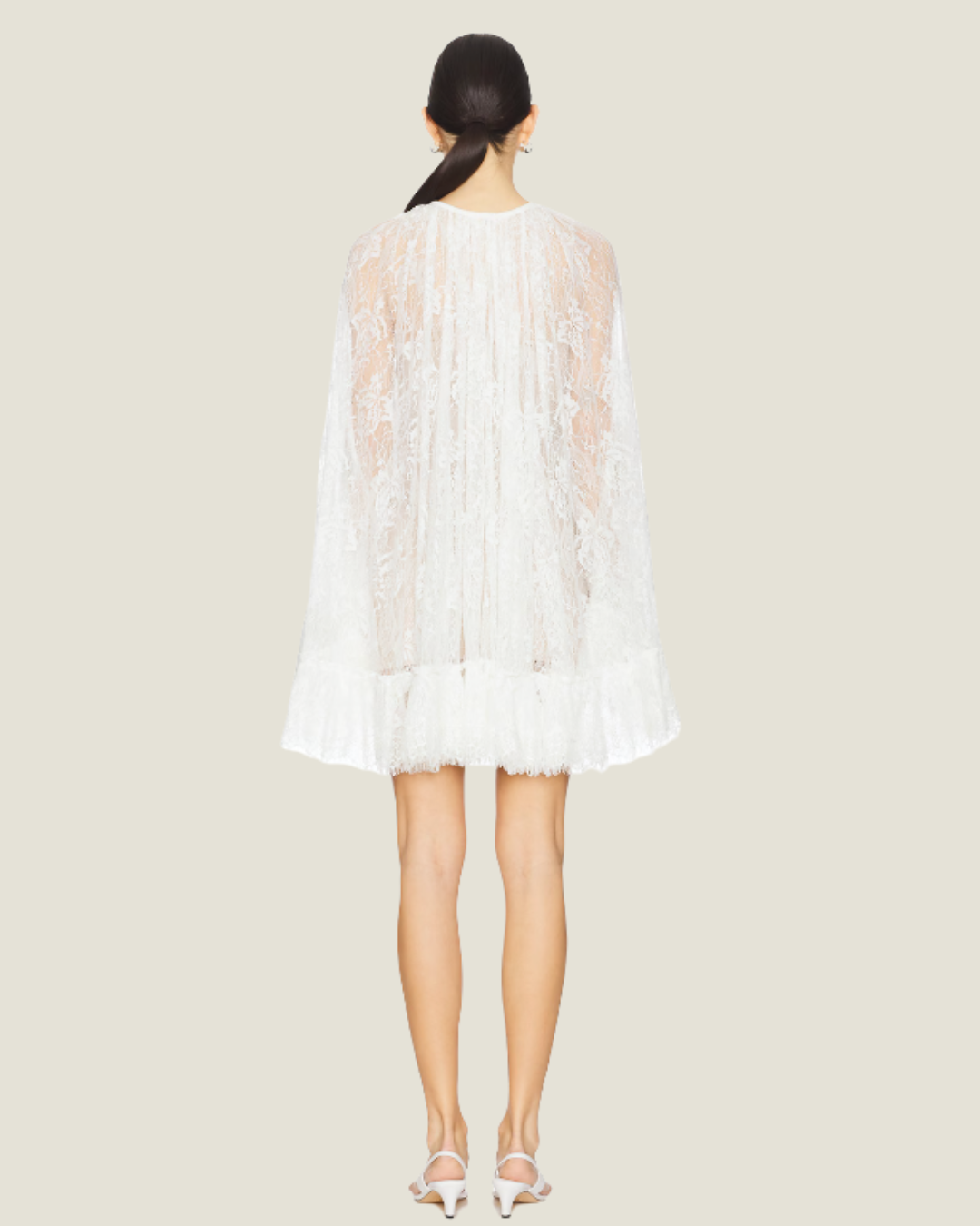 chloe mini cape dress The Adra: Mini Cape With Slip L