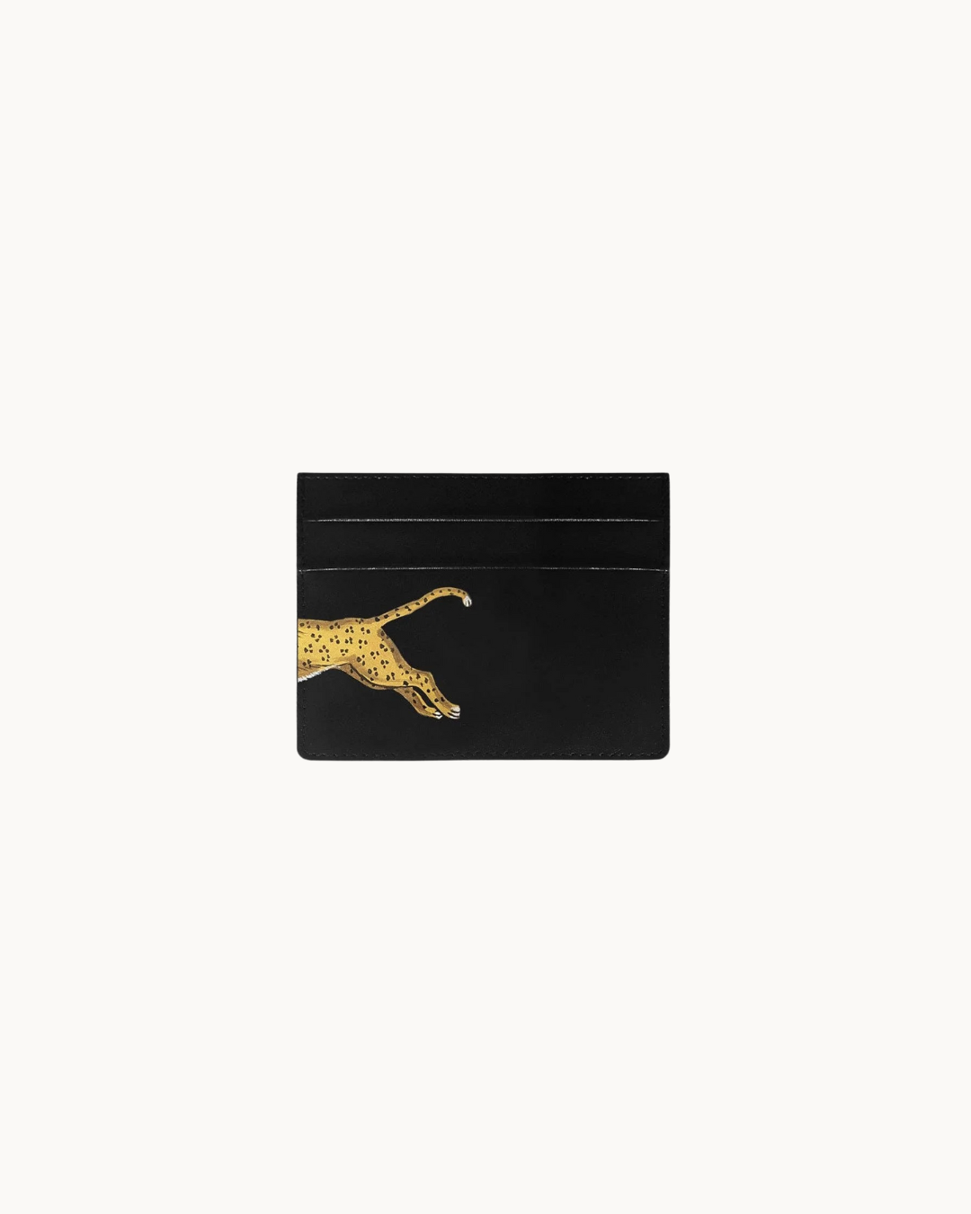Leopard Black Cardholder