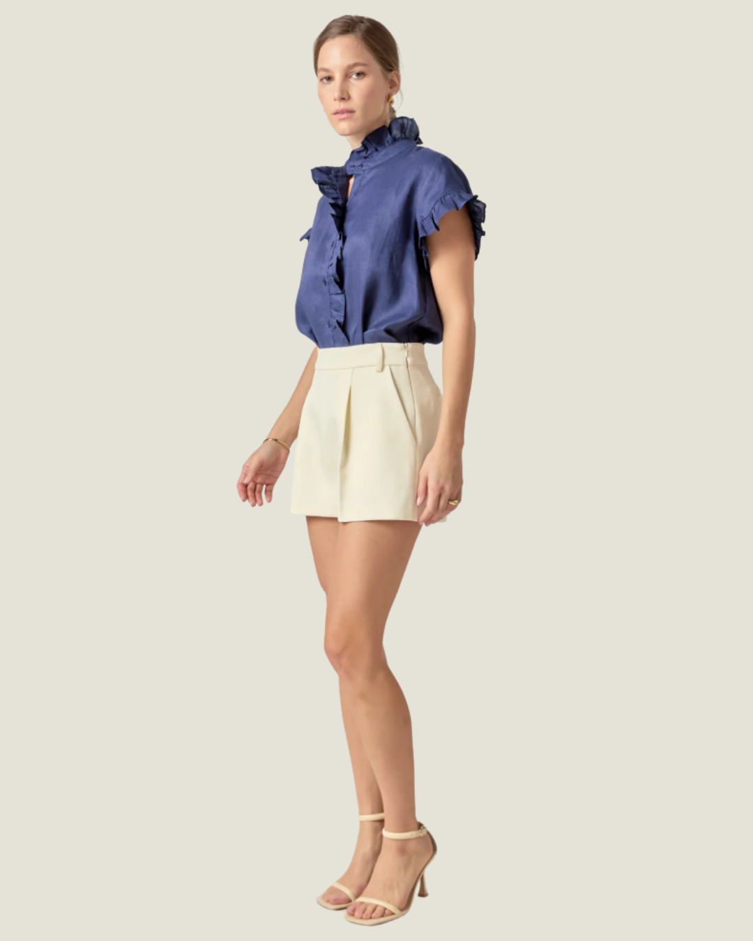 The Emmeline: Tuck Detailed Shorts