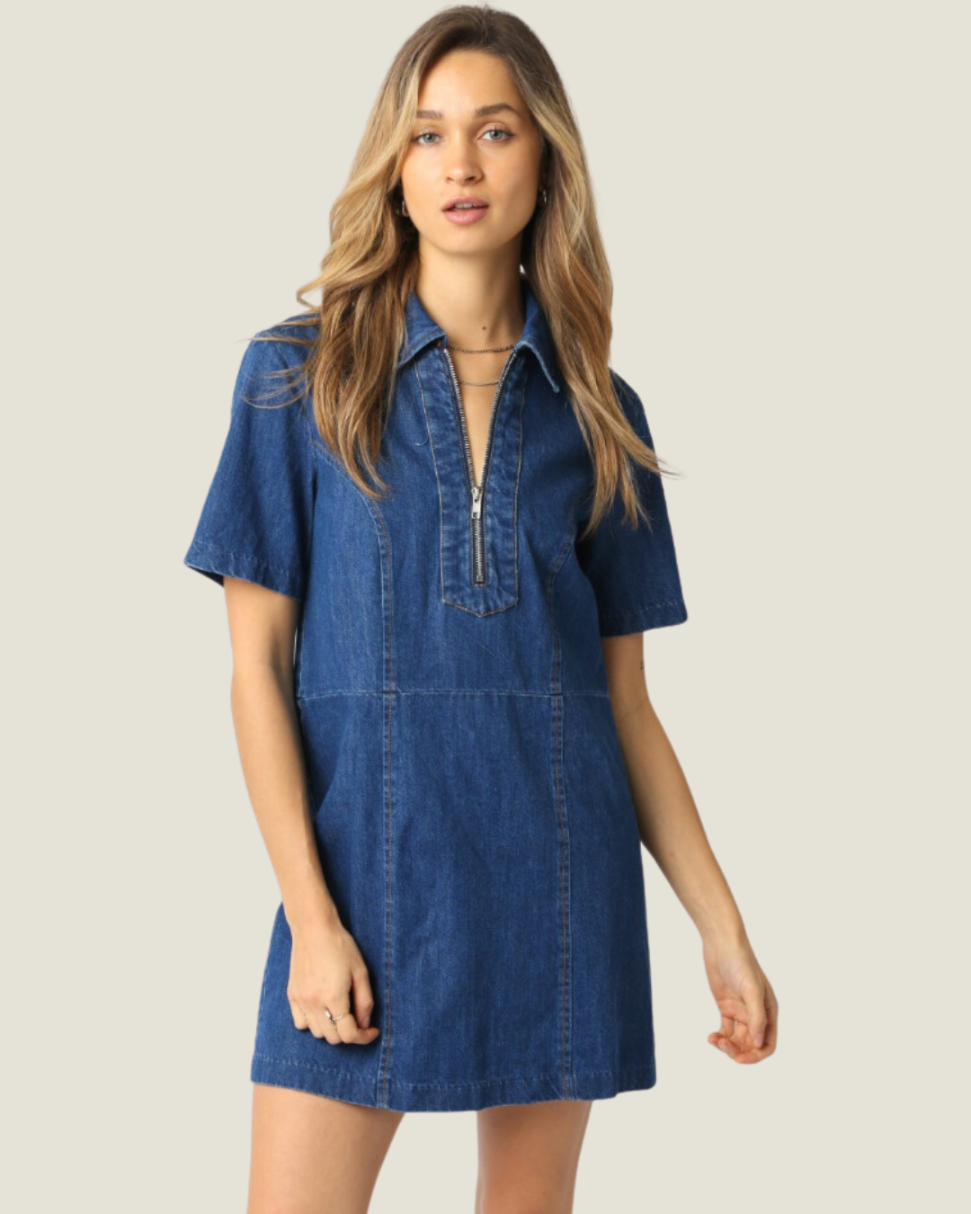 The Ryder: Mini Denim Dress