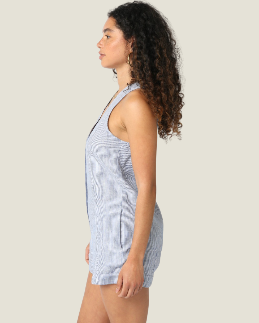 The Heidi: Striped Mini Romper